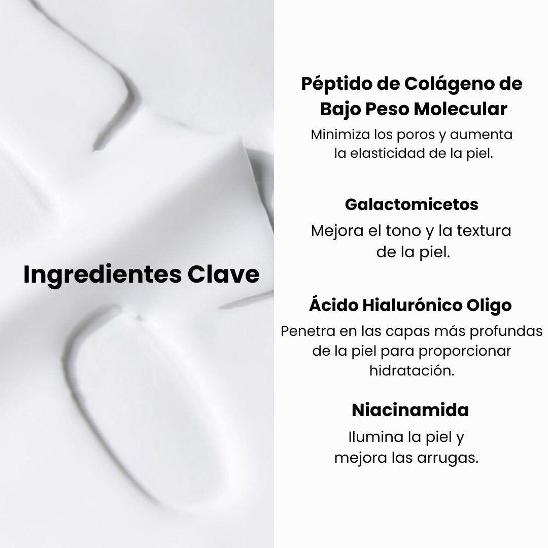 Mascarilla de biocolágeno para rejuvenecer la piel